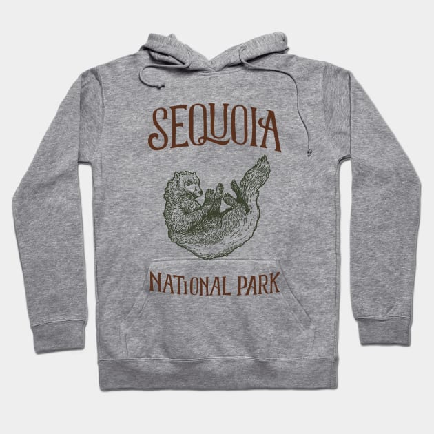 Sequoia National Park: Falling Wolverine Hoodie by calebfaires